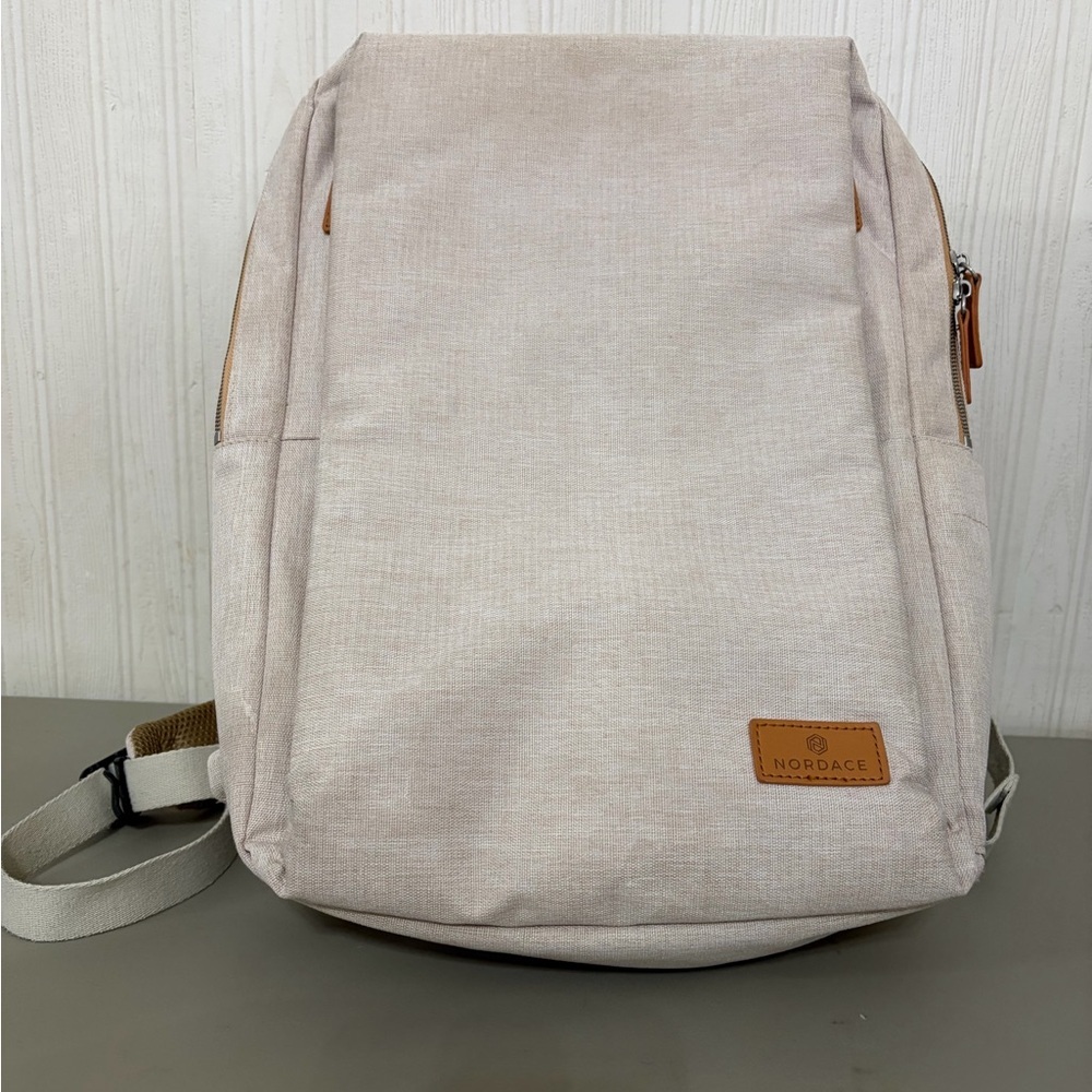 Nordace Cream Everyday Minimalist Backpack - Picture 7 of 13